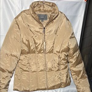 Apt. 9 Women's Tan Puffer Jacket